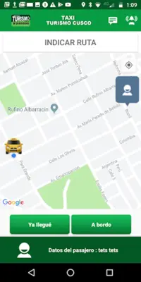 TurismoCusco Taxista android App screenshot 4